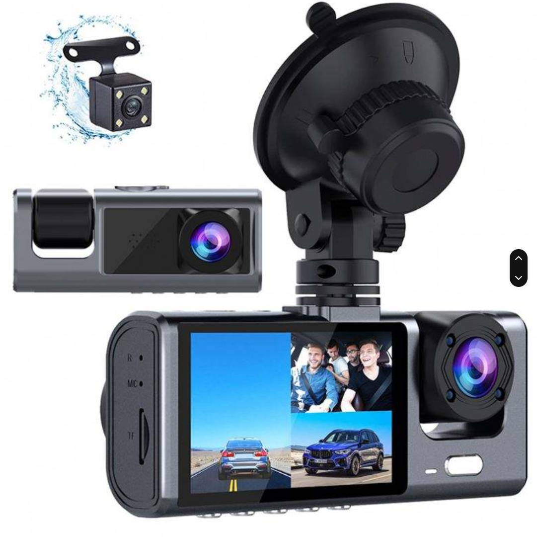 Dash cam XC30 WiFi – Caméra avant/arrière, écran 2